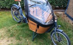 Babboe Mini Mountain | Lastenrad | Regenverdeck | 1153km | mit 500-Wh-Akku aus 2021 | velomarkt.de