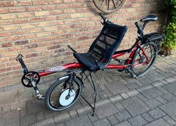 Hase Pino Tandem mit E-Antrieb, 2 Akkus & Spezialträger – top Zustand, sofort fahrbereit | Varie biciclette | Tandem | velomarkt.de