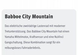 Babboe City Mountain | Divers vélos | Exotiques | velomarkt.de