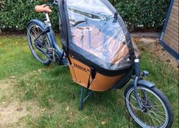 Babboe Mini Mountain | Lastenrad | Regenverdeck | 1153km | eBikes / Elektrofahrräder | eBikes bis 25 km/h | velomarkt.de