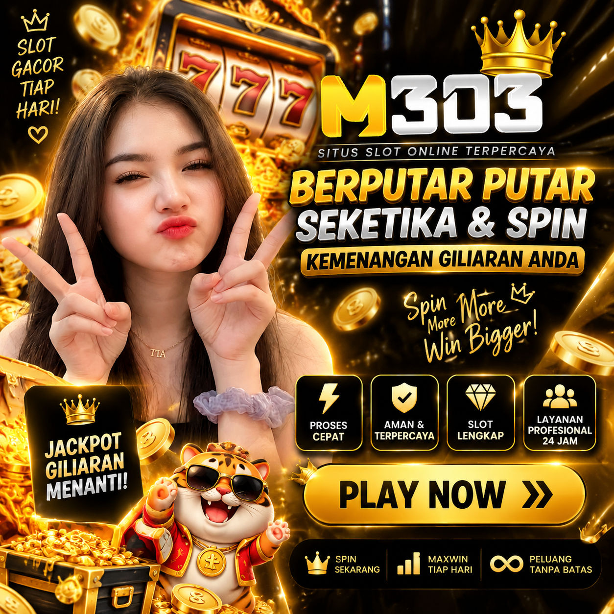 M303 | Berputar Putar Spin Kemenangan Seketika Giliaran Anda