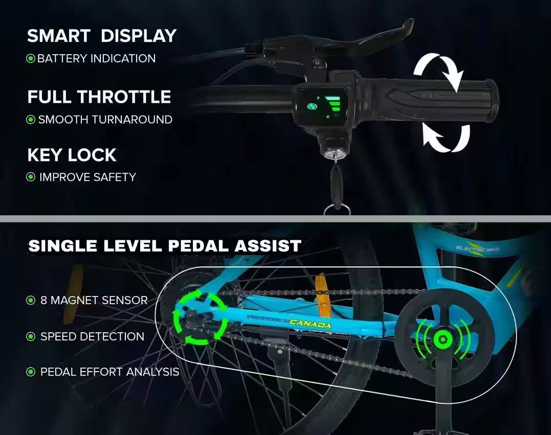 Product Image 7 of Eco-Bike Red Electric Cycle 7.8AH - Electric from Voltebyk