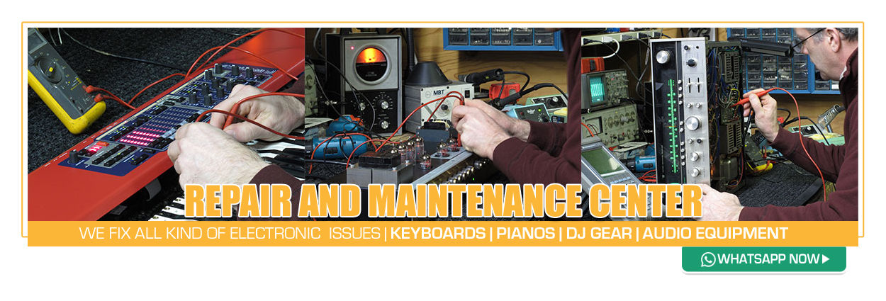 maintenance for electronic keyboard , piano , dj and audio equipment