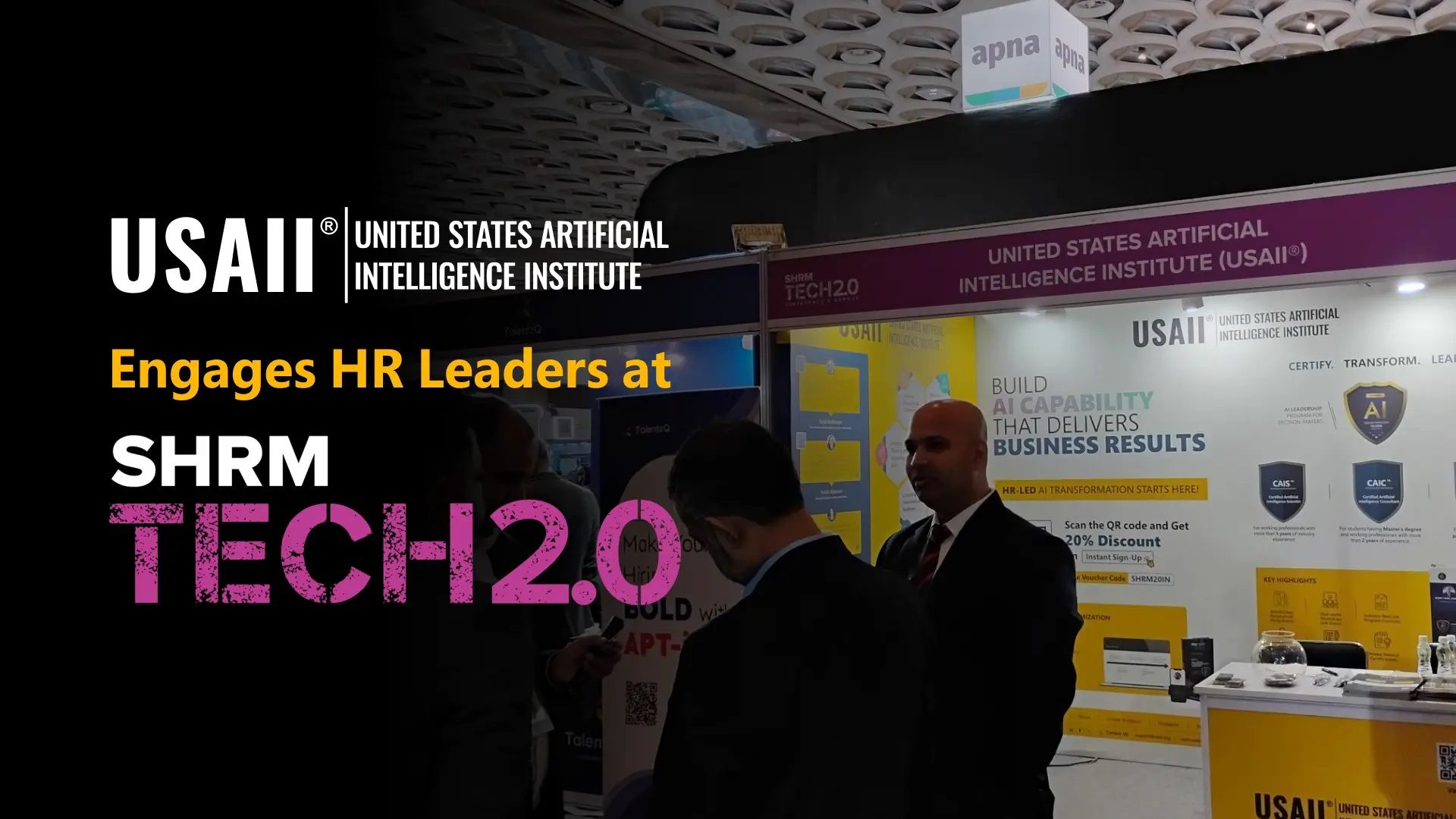 USAII® Engages HR Leaders on AI Upskilling at SHRM Tech 2.0 as Bronze Sponsor