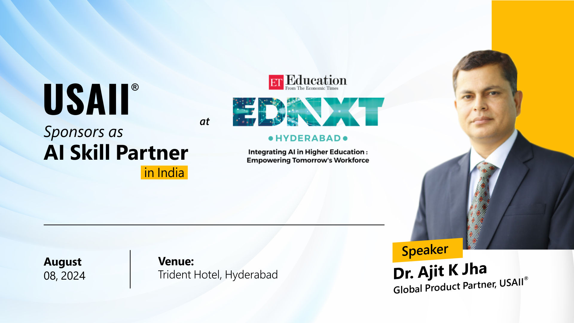 USAII® to honor ‘AI Skill Partner’ role at the upcoming ‘EDNXT 2024’, India