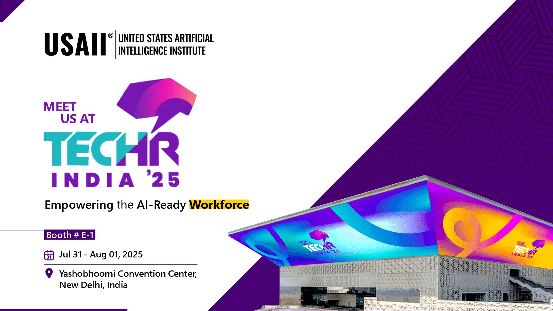 USAII’s Top AI Certifications Galore to be at People Matters TechHR India 2025