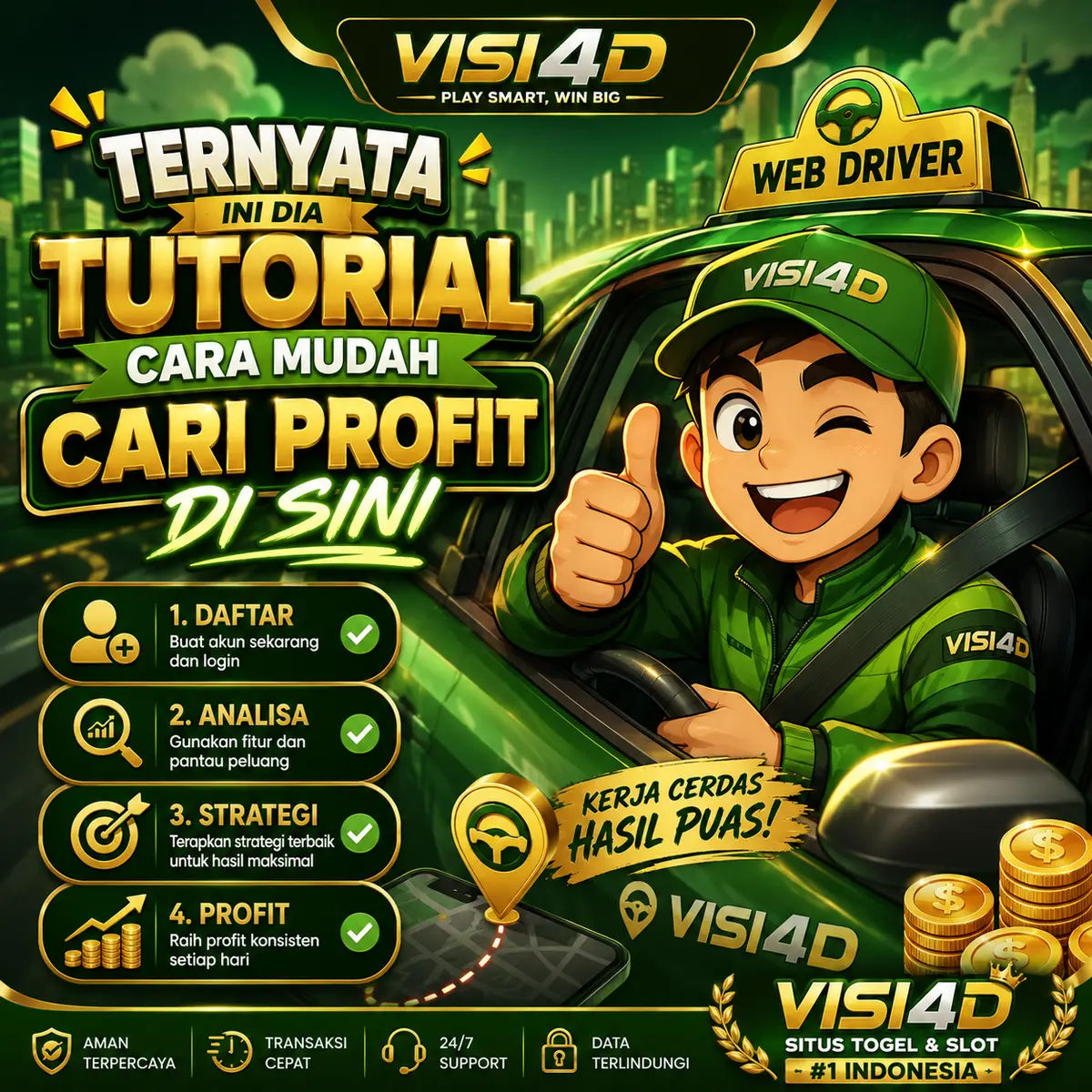 VISI4D - Ternyata ini Dia Tutorial Cara Mudah Cari Profit Di Sini