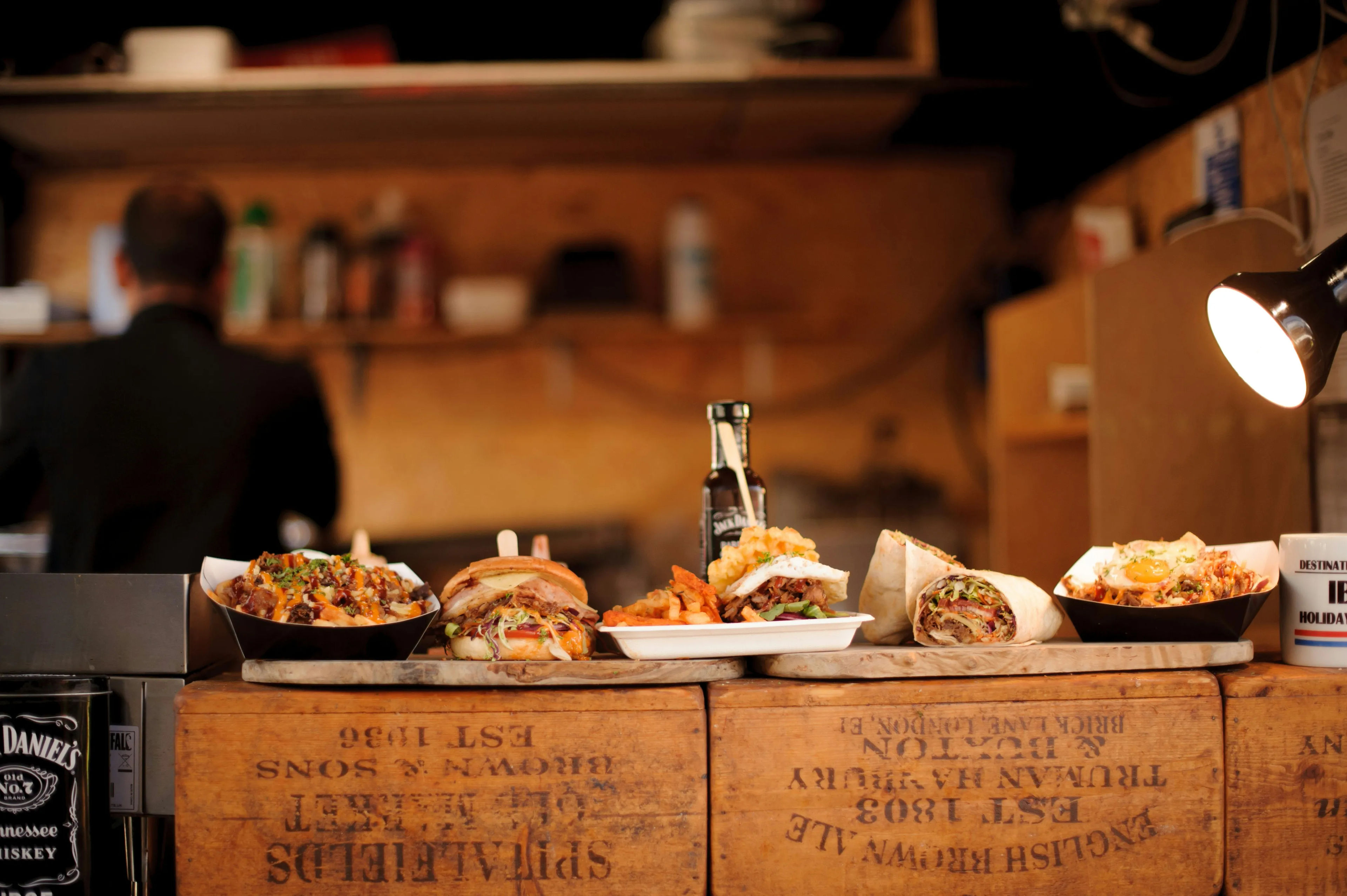 Food served at a hospitality venue
