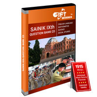 Sainik School Question Bank CD for Class IX