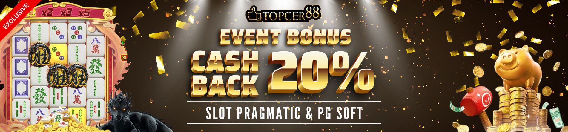 BONUS CASHBACK 20%