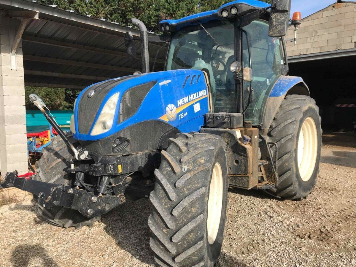 E-FARM: New Holland T6.155 - Tractor - id DGPLCMZ - Year of construction: 2018 - Engine hours: 3,418,Engine power (HP): 125,France