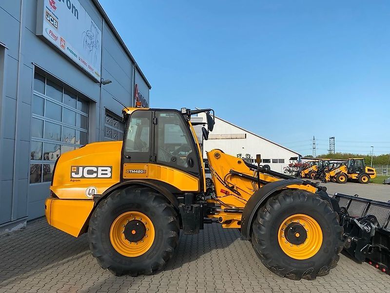E-FARM: JCB tm420 s radlader teleskopradlader - Chargeuse à roues téléguidée - id GSHTJKL - Année: 2023 - Lecture du nombre d'heure: 100,Puissance du moteur (chevaux): 173,Allemagne