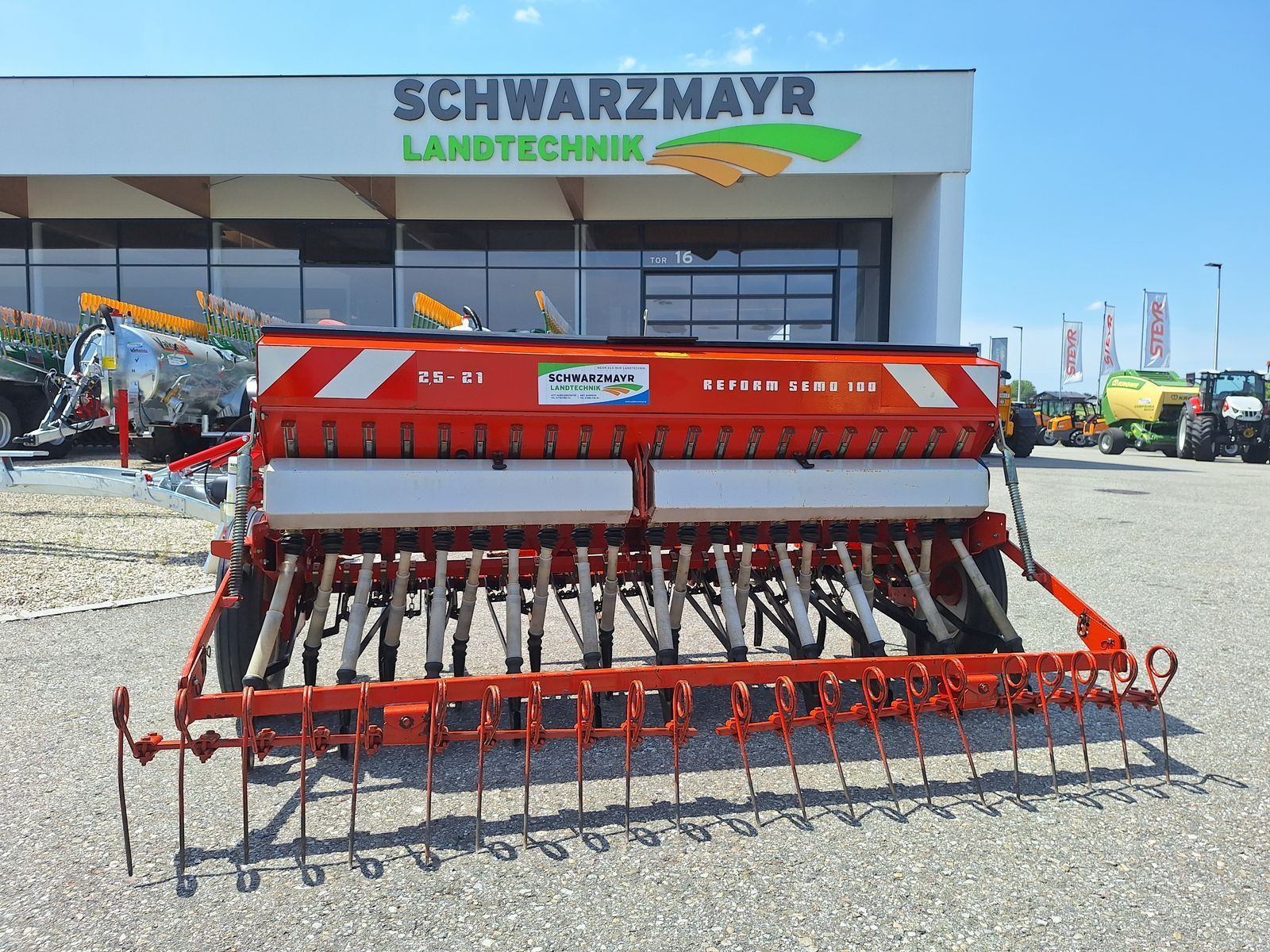 E-FARM: REFORM semo 100 2,5m mit fgs und streigel - Drillmaschine - id VSSYBP7 - 3.089 € - Österreich