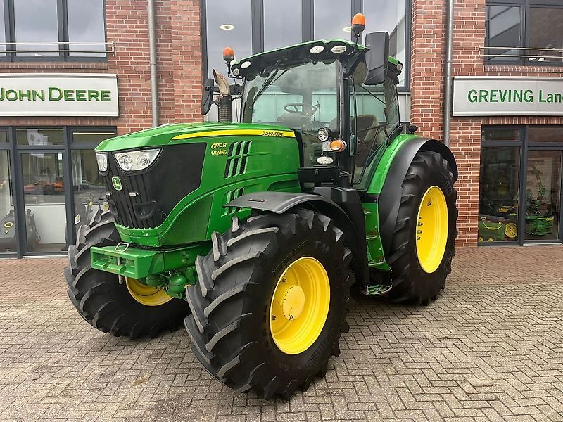 E-FARM: John Deere 6170 R - Tractor - id RNXQ8GN - €54,500 - Year of construction: 2013 - Engine hours: 9,080,Engine power (HP): 170,Germany
