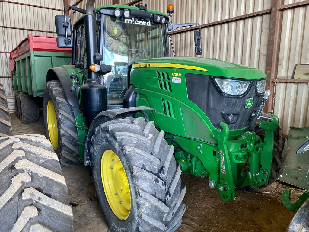 E-FARM: John Deere 6155 M - Tractor - id 3ZP48FF - €79,000 - Year of construction: 2018 - Engine hours: 4,500,Engine power (HP): 155,France