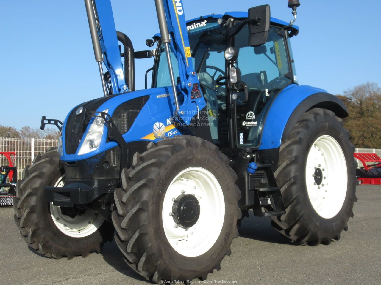 E-FARM: New Holland T5.120 - Tractor - id N4BFHTE - Año: 2021 - Horas: 498,Potencia del motor: 120,Francia