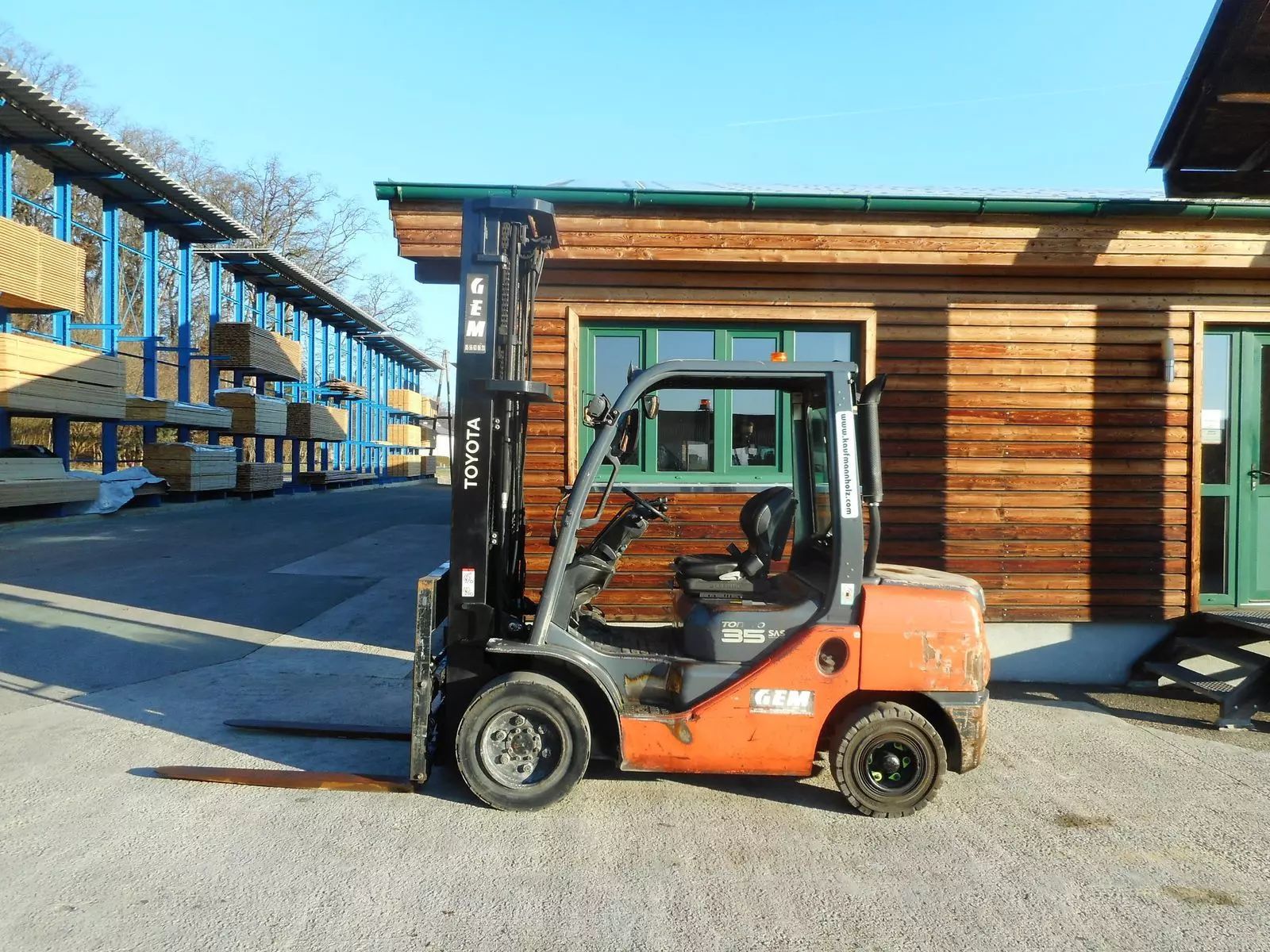 E-FARM: TOYOTA 02-fdjf35 ( triplex 5,5m ) + ss + zv + ls + halb - Chariot élévateur - id 8VQG7M6 - 12 500 € - Année: 2014 - Lecture du nombre d'heure: 7 776,Autriche