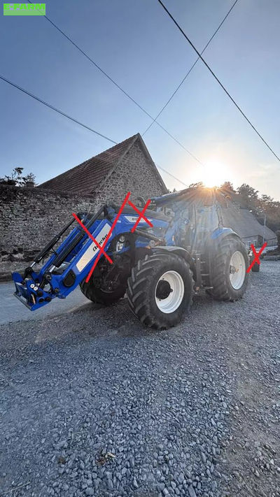 E-FARM: New Holland T6.180 - Tractor - id AJZG4RI - €67,000 - Year of construction: 2021 - Engine hours: 3,237,Engine power (HP): 165,France