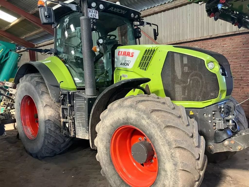 E-FARM: Claas Axion 870 CMATIC - Tracteur - id 7N4MXMB - 103 914 € - Année: 2015 - Lecture du nombre d'heure: 5 000,Puissance du moteur (chevaux): 387,Danemark