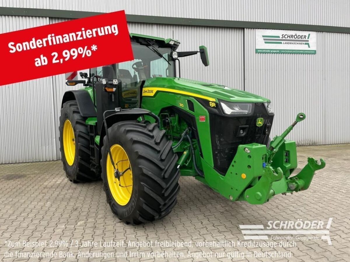 E-FARM: John Deere 8R 310 - Tracteur - id ZMWZJDZ - 214 885 € - Année: 2021 - Lecture du nombre d'heure: 1 556,Puissance du moteur (chevaux): 340,Allemagne