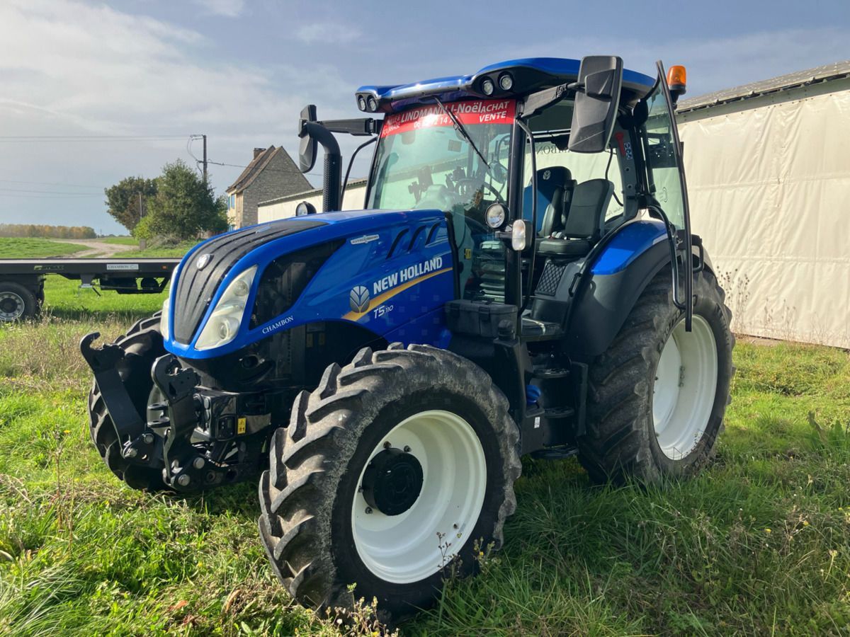 E-FARM: New Holland T5.110 AC - Traktor - id YNKHV1C - 65.000 € - Produktionsår: 2020 - Motortimer: 1.500,Frankrig