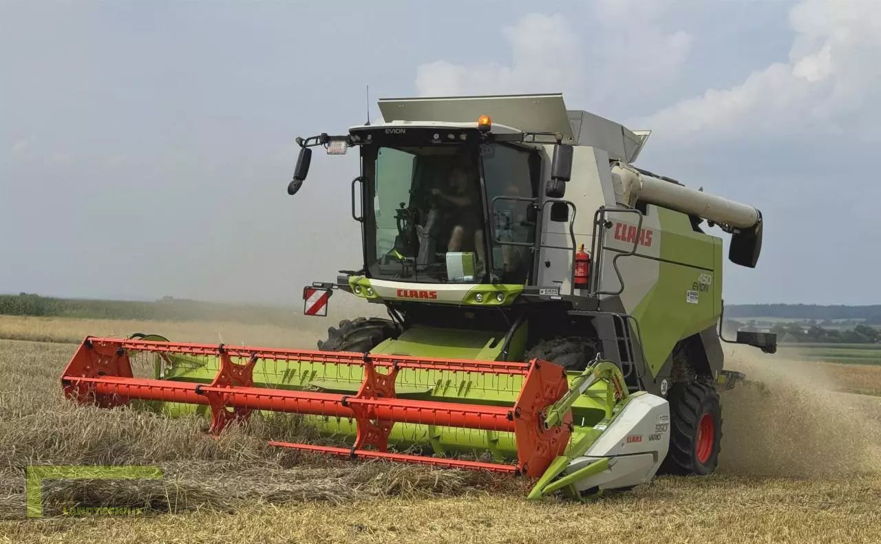 E-FARM: Claas EVION 450 Classic - Kombajn zbożowy - id G1FF4AG - Rok produkcji: 2024 - Motogodziny: 93,Moc silnika: 258,Niemcy