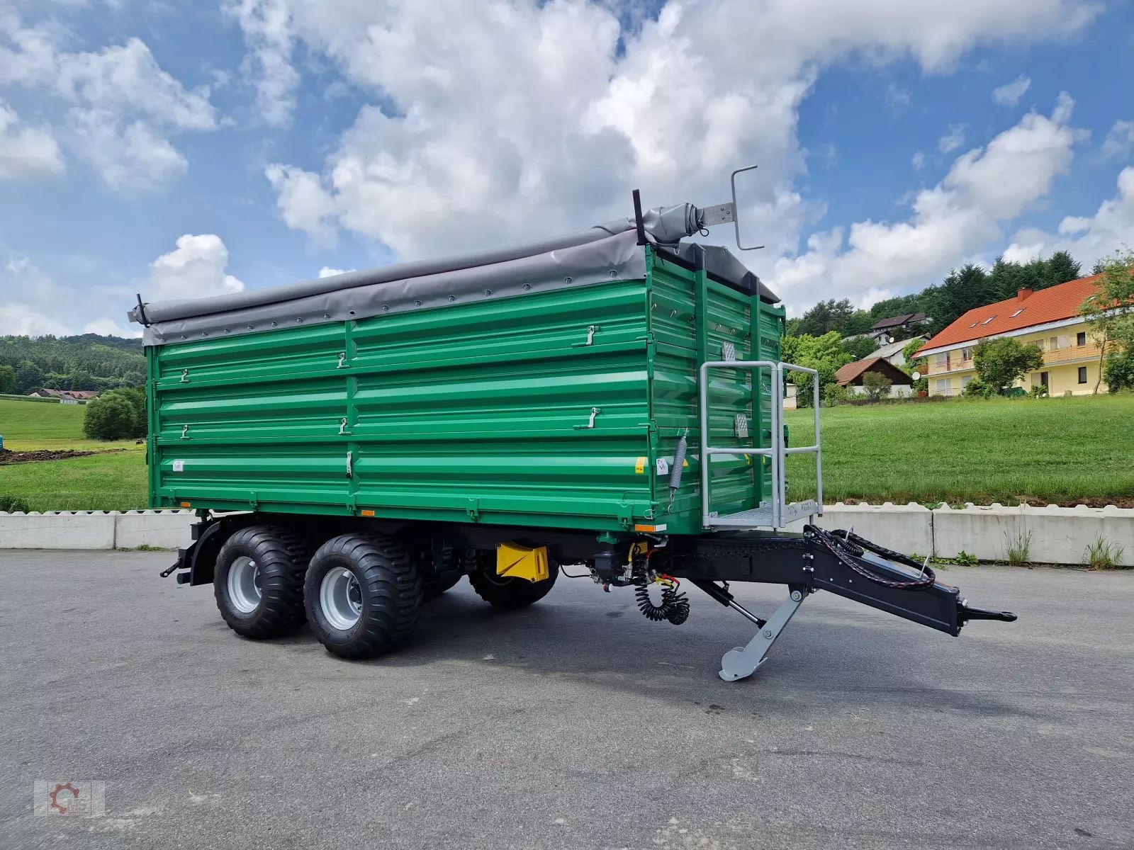 E-FARM: MS 16t druckluft led 40km/h hydr. stützfuß tandem - Volquete - id GMPIZZ3 - Año: 2025 - Alemania