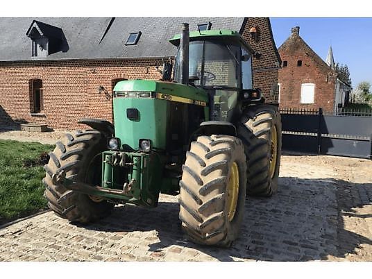 E-FARM: John Deere 4055 - Tractor - id SZJPRCC - 18.500 € - Año: 1990 - Horas: 11.200,Potencia del motor: 130,Francia