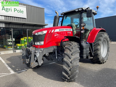 E-FARM: Massey Ferguson 7718 Efficient - Tractor - id KEQQCT3 - €65,000 - Year of construction: 2016 - Engine hours: 4,170,Engine power (HP): 175,France