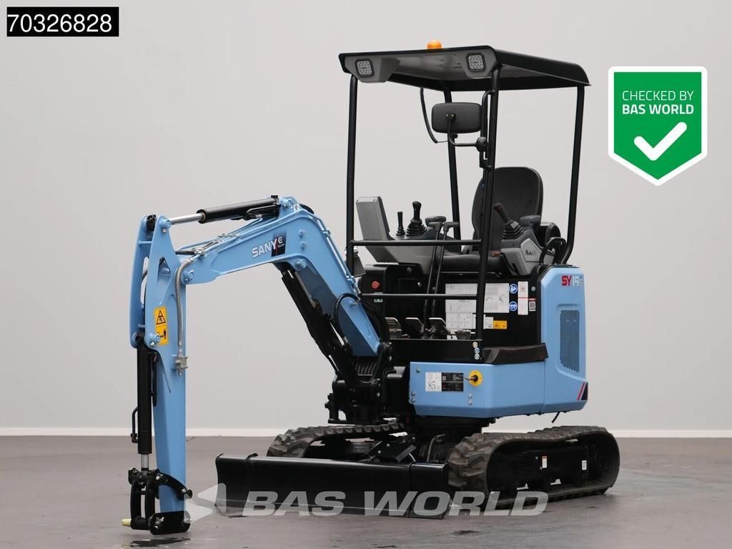 Sany sy19 e 22 kwh – lithium-ionen – ce-zertifiziert Minikoparka 29 500 €