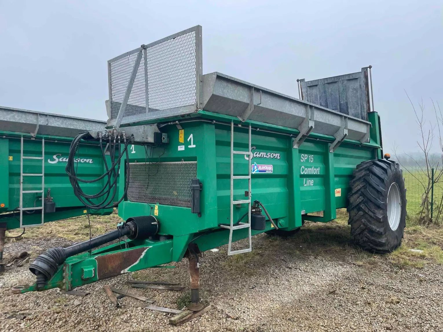E-FARM: Samson épandeur à fumier sp15 samsom - Épandeur de fumier et de compost - id Z2LW7LP - Année: 2016 - France