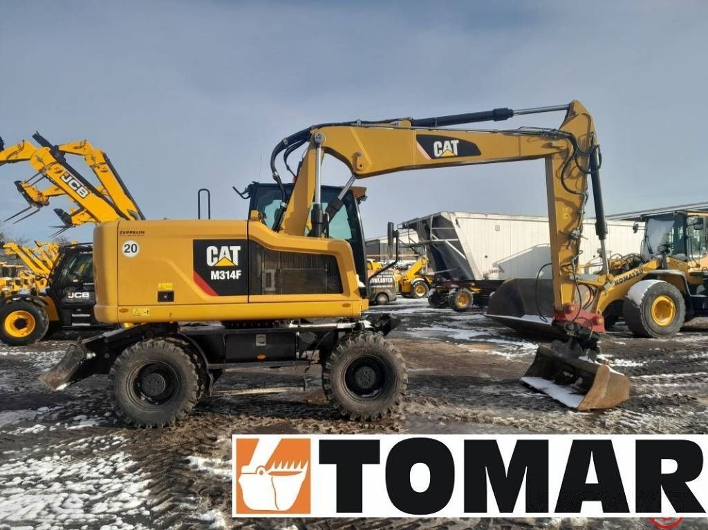 Caterpillar m 314 f Excavadora de ruedas 90.896 €