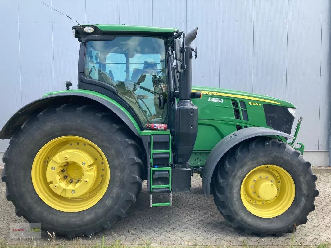 E-FARM: John Deere 6250 R - Tractor - id JNGU2PN - €125,000 - Year of construction: 2018 - Engine hours: 3,577,Engine power (HP): 250,Germany