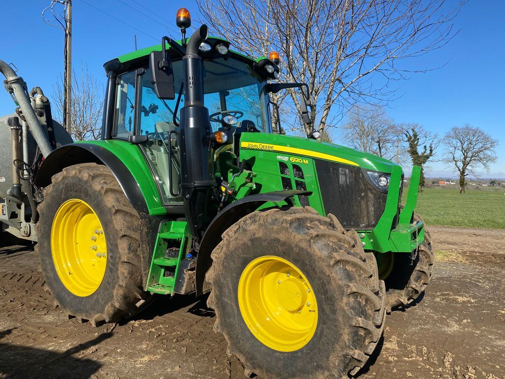 E-FARM: John Deere 6120 M - Tracteur - id ICJADPQ - 99 000 € - Année: 2024 - Lecture du nombre d'heure: 700,Puissance du moteur (chevaux): 120,France