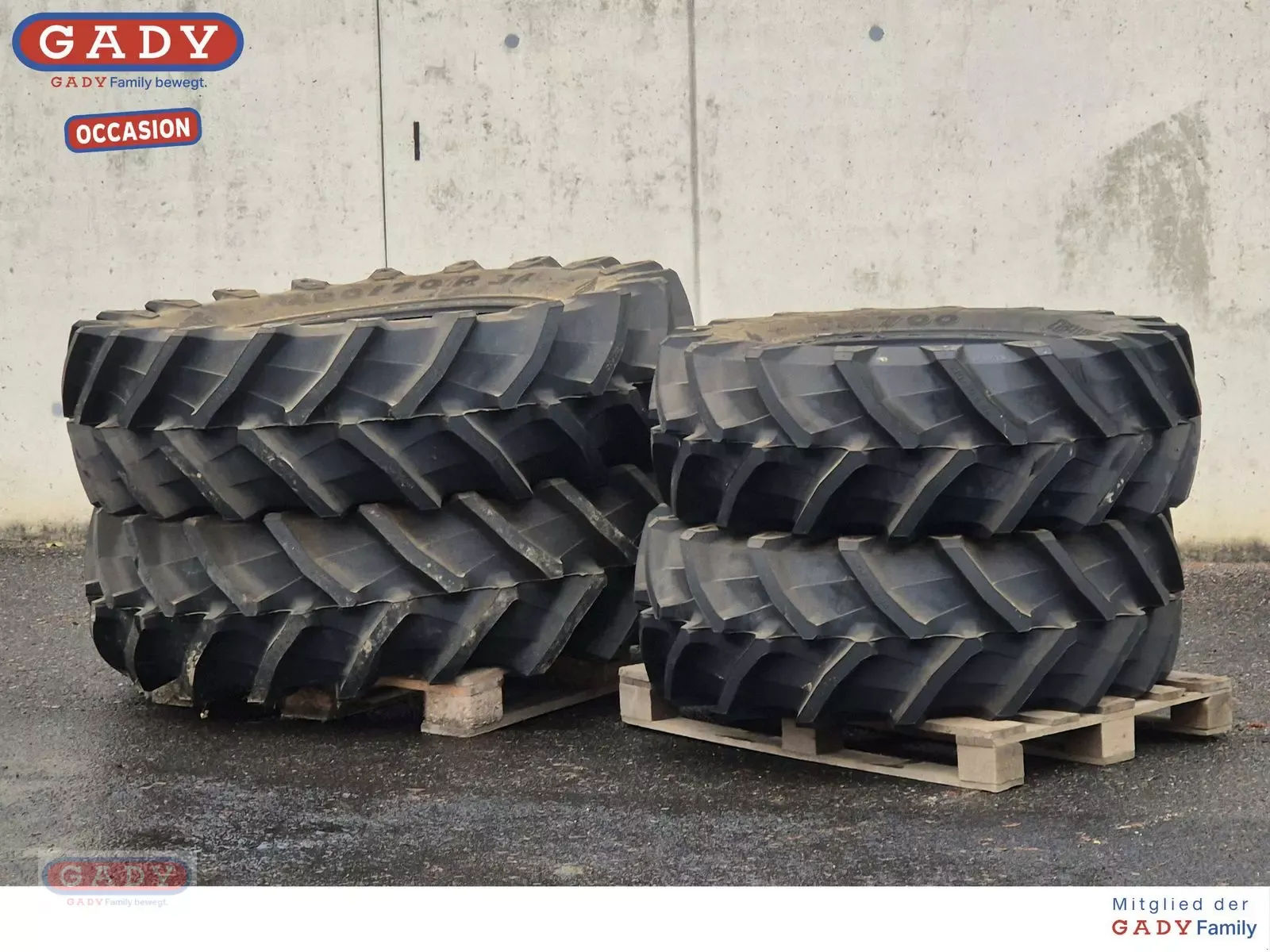 E-FARM: TRELLEBORG 480/70r34-420/70r 24 tm 700 reifen - Räder und Raupenlaufwerk - id JLKL4HD - 3.083 € - Österreich