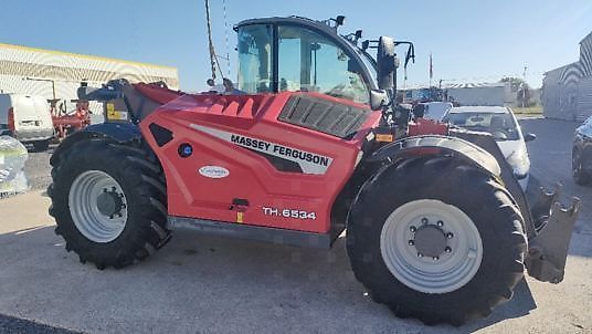 E-FARM: Massey Ferguson 6534 - Ładowacz teleskopowy - id M6ALR1B - 72 000 € - Rok produkcji: 2022 - Motogodziny: 2300,Moc silnika: 135,Francja