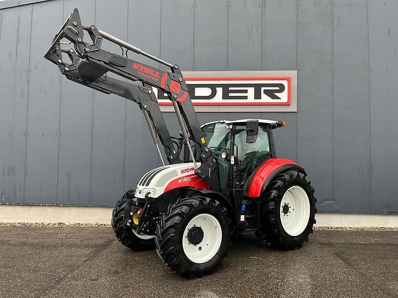 E-FARM: Steyr Multi 4120 - Traktor - id 5TD6GKJ - 88 033 € - Rok výroby: 2022 - Hodiny motoru: 630,Výkon motoru (HP): 117,Německo