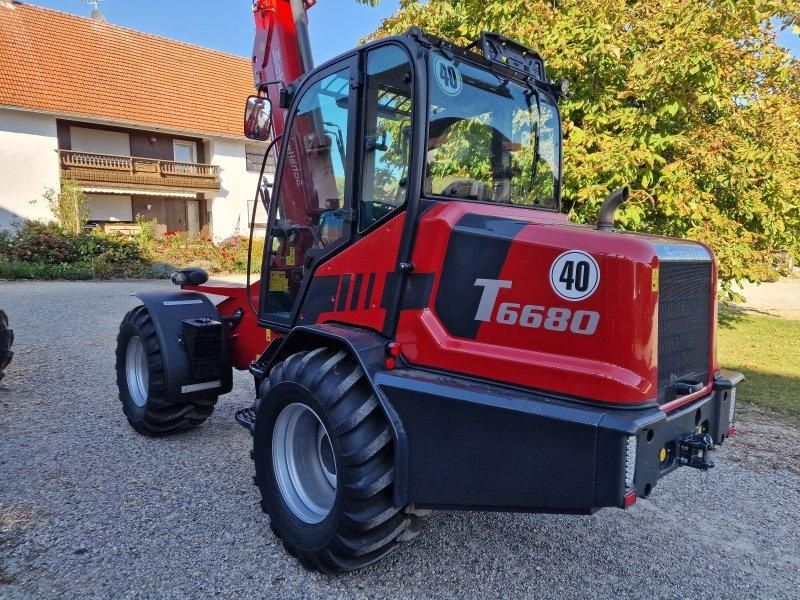 E-FARM: Schäffer 6680t-2 - Chargeur télescopique  - id 7QKYTD6 - Année: 2023 - Puissance du moteur (chevaux): 75,Allemagne