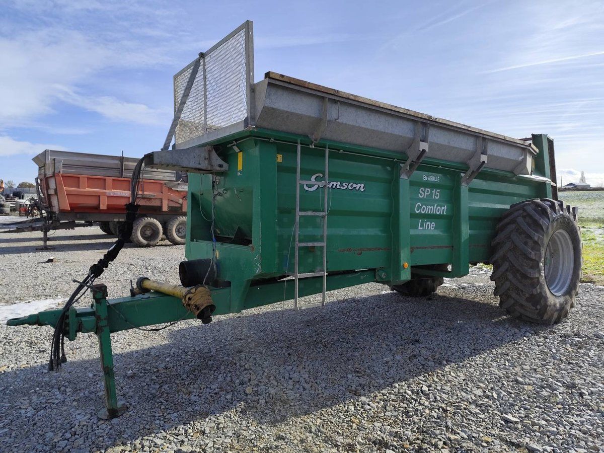 E-FARM: Samson sp15 - Épandeur de fumier et de compost - id QAKT6YT - 16 000 € - Année: 2010 - France