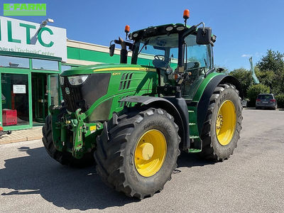E-FARM: John Deere 6210 R - Tractor - id DEUPUJM - €62,083 - Year of construction: 2013 - Engine hours: 10,998,Engine power (HP): 207,Austria
