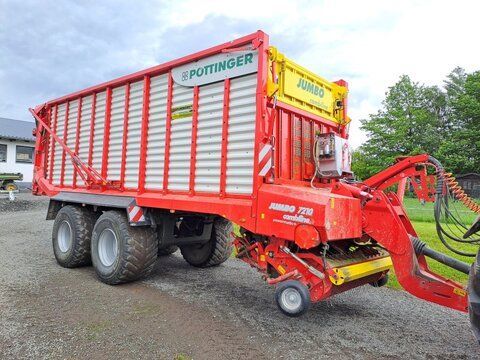 E-FARM: Pöttinger Jumbo 7210 D - Lade-/Silierwagen - id RD5FQGG - 89.000 € - Baujahr: 2018 - Deutschland