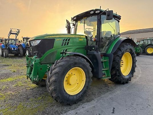 E-FARM: John Deere 6140 R - Tracteur - id UE48GI8 - 55 000 € - Année: 2014 - Lecture du nombre d'heure: 7 655,Puissance du moteur (chevaux): 140,France