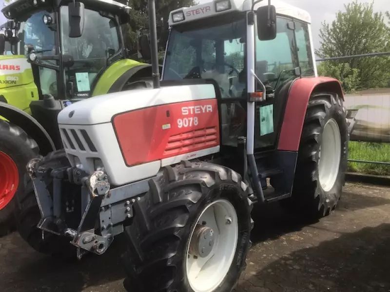 E-FARM: Steyr 9078 - Tractor - id IWHXHCL - 16.534 € - Año: 1994 - Horas: 11.376,Potencia del motor: 78,Alemania