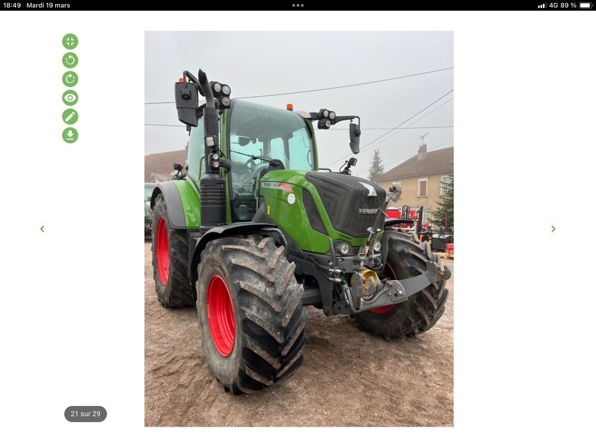 E-FARM: Fendt 313 Vario - Tracteur - id J5QIMI5 - 102 000 € - Année: 2020 - Lecture du nombre d'heure: 1 600,Puissance du moteur (chevaux): 130,France