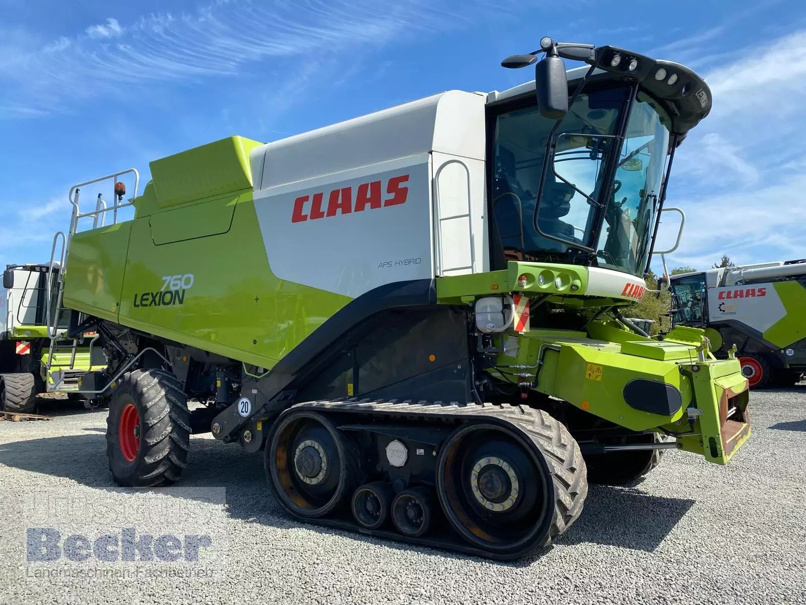 E-FARM: Claas Lexion 760 - Combine harvester - id ZQFPGTI - Year of construction: 2011 - Engine hours: 2,150,Engine power (HP): 530,Germany