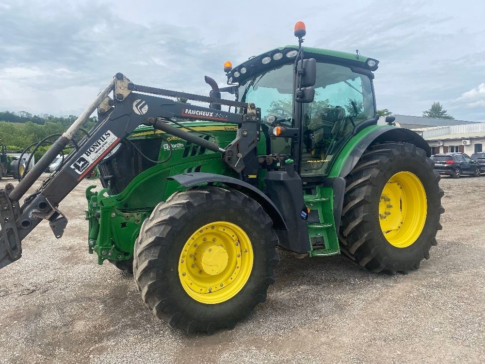 E-FARM: John Deere 6155 R - Traktor - id KVVWDJ3 - 79.500 € - Baujahr: 2019 - Abgelesene Motorstunden: 4.300,Motorleistung (PS): 155,Frankreich