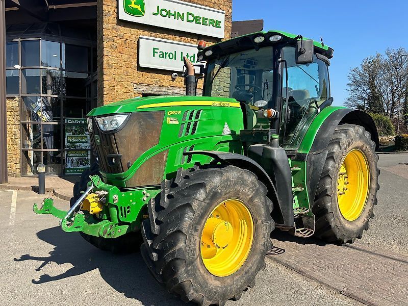 E-FARM: John Deere 6190 R - Traktor - id BKZSYGE - 49.815 € - Baujahr: 2014 - Abgelesene Motorstunden: 10.720,Motorleistung (PS): 190,Vereinigtes Königreich