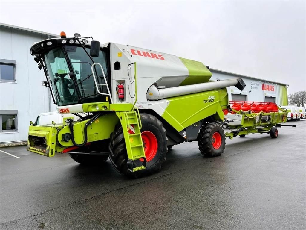 E-FARM: Claas Tucano 480 - Mähdrescher - id ZXPZZTN - 125.210 € - Baujahr: 2011 - Abgelesene Motorstunden: 1.890,Motorleistung (PS): 355,Deutschland