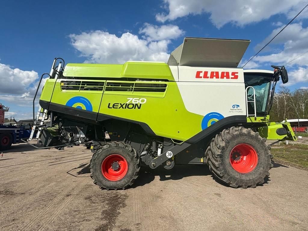 E-FARM: Claas Lexion 760 - Kombajn zbożowy - id Q9EK3MK - 175 000 € - Rok produkcji: 2016 - Motogodziny: 2082,Moc silnika: 503,Litwa