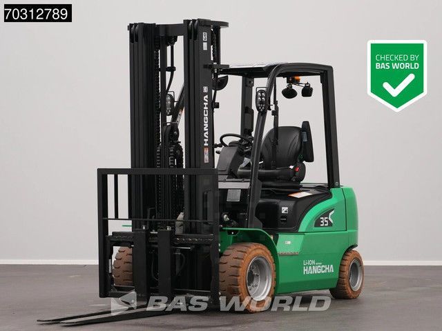 Hangcha cpd35 li-ion - triplex - free lift - side shift Forklift €22,950